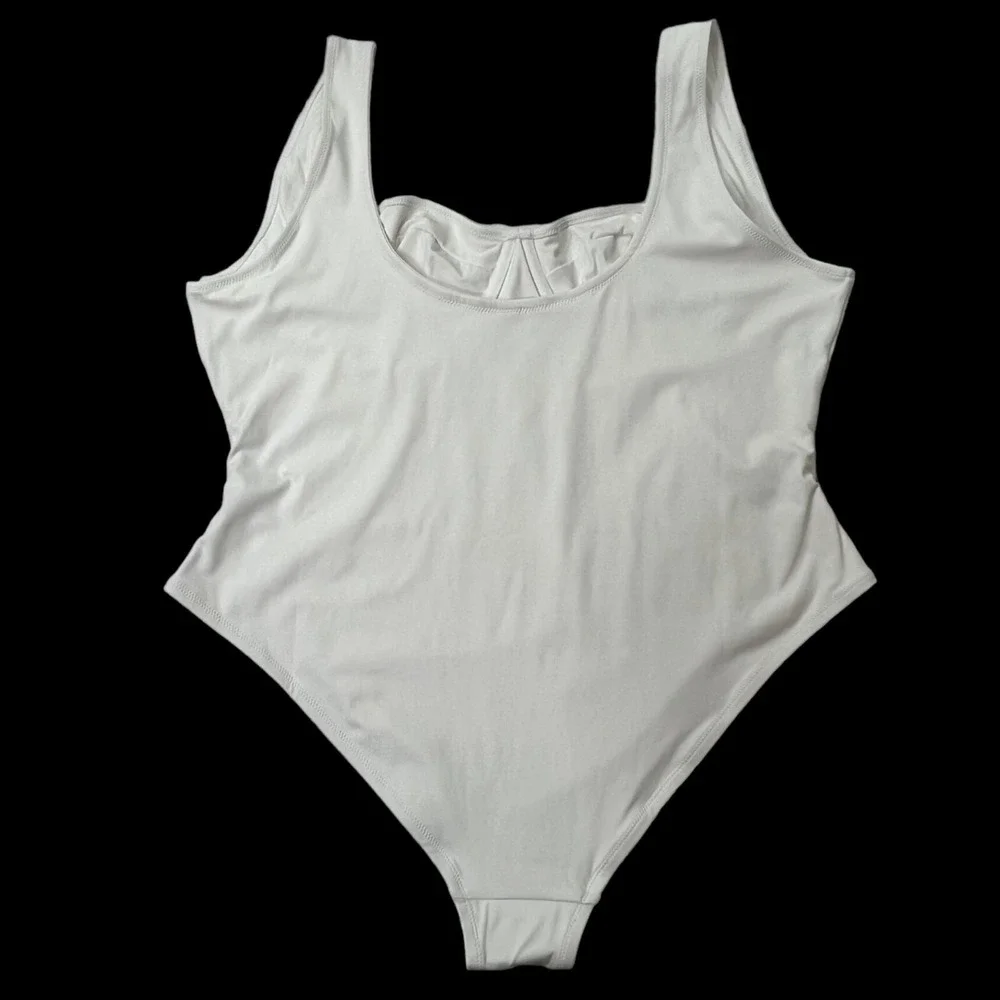 SKIMS Shaping Swim Underwire One Piece‎ Marble Womens 4X